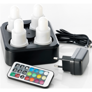 Kit de 4 LED Multicouleurs