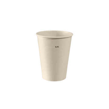 50 gobelets BREEZE pour boisson chaude 35 cl Bagasse/PLA décoré