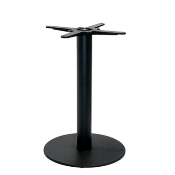 Piétement ORCHESTRA 3 Ht 73 cm, piètement central, acier époxy, base Ø 40 cm
