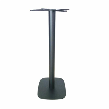 Piètement central Mange-debout KUADRO 40x40 acier noir