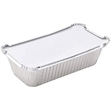 100 barquettes operculables Aluminium 25 x 13.4 cm x Ht 6.8 cm - 1 500 ml + couv