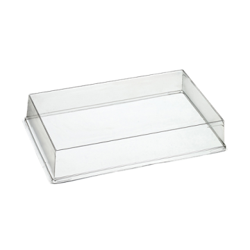 25 couvercles transparent Rpet pour plateau Quartz VF50280
