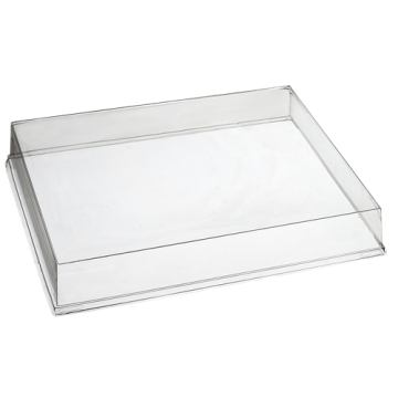 25 couvercles transparent Rpet pour plateau Quartz VF50290