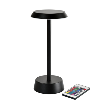 Lampe LED sans fil 118 x 260 mm Nour Graphite avc télécommande