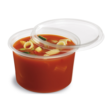 50 Pots translucide 500 ml Ø117 mm - Ht 81 mm