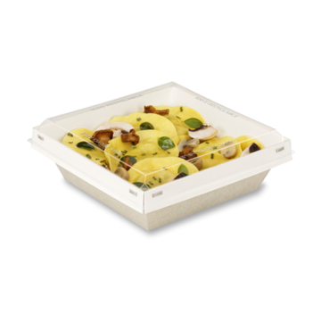 20 couvercles cristal RPET pour BOITE LUXIFOOD 750 et 1200 ml