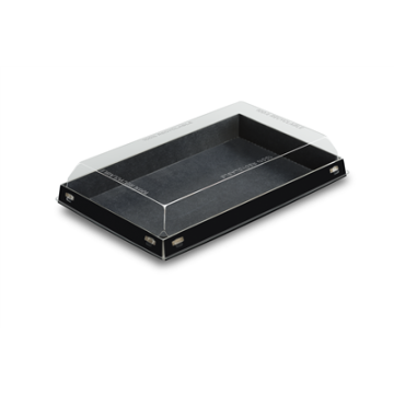 20 couvercles RPET pour boite LUXIFOOD 450 ml