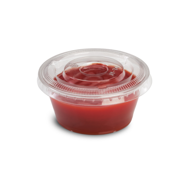 100 Pots à sauce Christal 100 ml Ø 74 mm - Ht 35 mm
