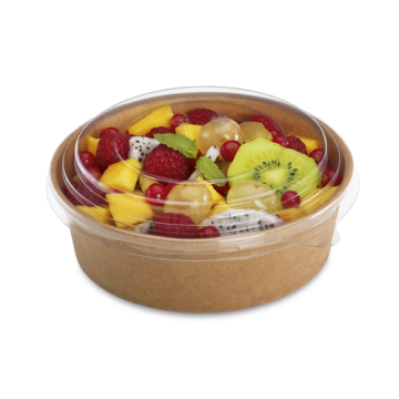 50 saladiers rond carton Kraft Ø148 mm Ht 47 mm 500 ml