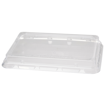 40 couvercles rPET 239x165x28mm pour boîte rectangulaire 177008 à 177011