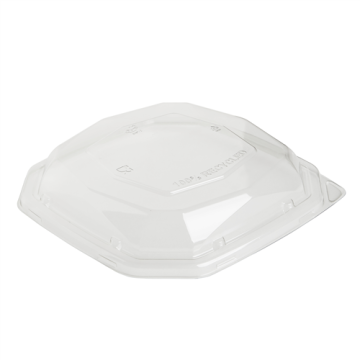 50 couvercles pour boîte Octabagasse 188142 233x233x44mm rPET Transparent