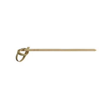 200 Brochettes Bambou Ruban 9 cm