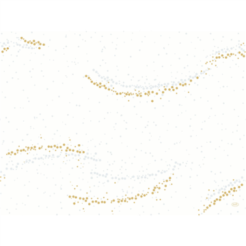 100 Sets DUNICEL Golden Stradust Blanc 30 x 40 cm