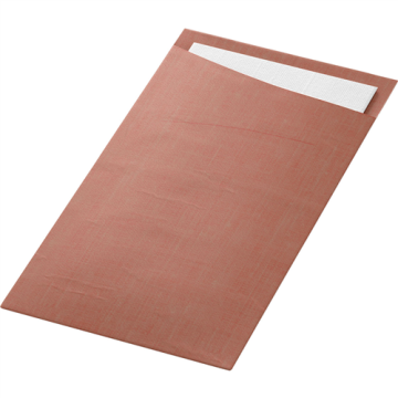 60 Sacchettos Earth Terra / Serviette Dunisoft 32 x 40cm Blanche