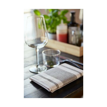 250 Towel Napkins Malia Noir 38 x 54cm