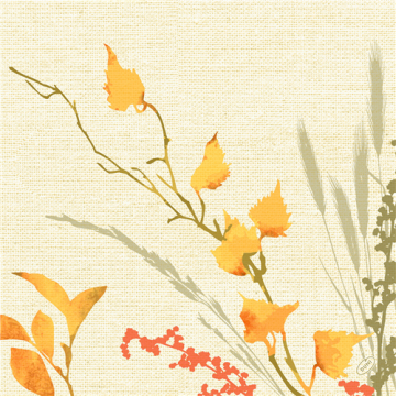 60 Serviettes DUNISOFT Fall Beauty 40x40 cm