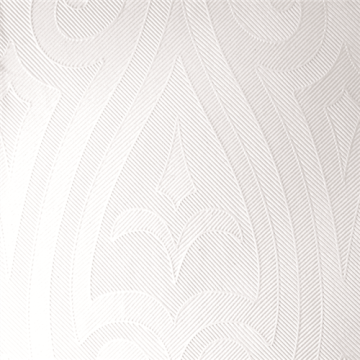40 Serviettes Elégance Lily Blanc 40 x 40 cm