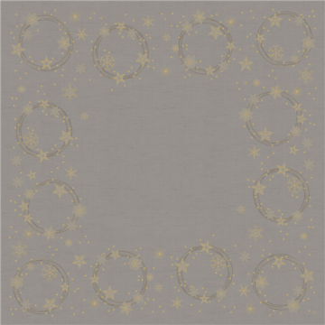 20 Surnappes DUNICEL Star Shine Granite 84 x 84 cm