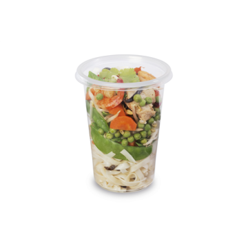 50 Pots translusides 1 000 ml  Ø117 mm - Ht 156 mm