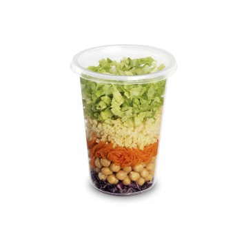50 Pots translusides 1 000 ml  Ø117 mm - Ht 156 mm