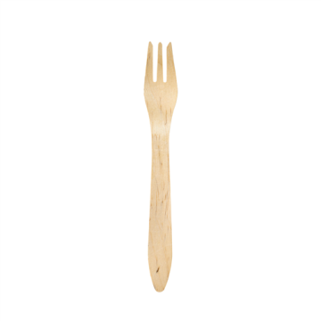 100 fourchettes Grand 190 mm en bois ciré