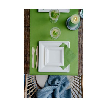 100 couteaux Grand 190 mm en bois ciré