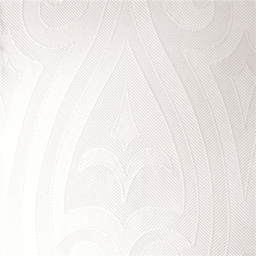 40 Serviettes Elégance Lily Blanc 48 x 48 cm