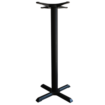 Piètement central COSMO MD Ht 108 cm , fonte noire, 4 branches vérins