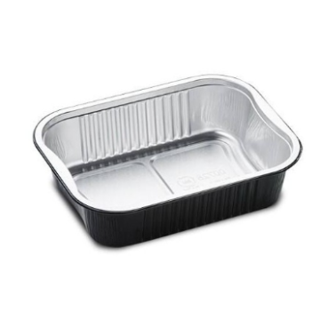 50 Plats Aluminium rigide Noir 178 x 136 mm Ht 45 mm 780 cc