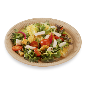 50 assiettes carton Kraft Ø23 cm