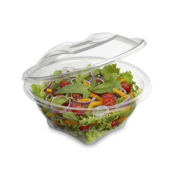 50 Bols salade Christal 750 cc couvercle déchirable 185  x 105  mm