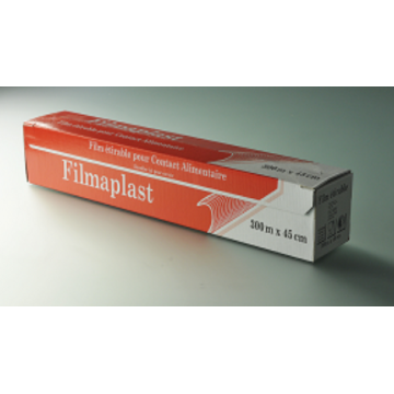 Boite distributrice Film Alimentaire étirable 45 cm x 300 ml avec lame