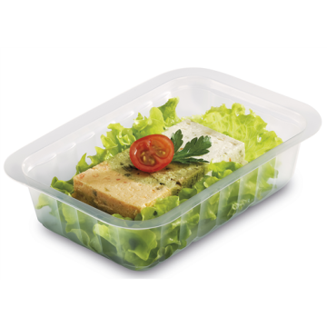 100 Barquettes Translucides 250 cc 137 x 96  x 32  mm