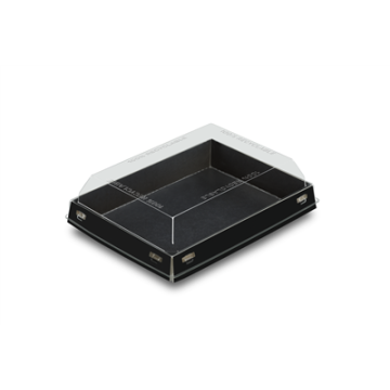 20 couvercles RPET pour boite LUXIFOOD 260 ml