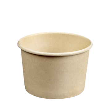 50 pots à glace fibre de bambou Ø76 cm Ht49 cm + PLA 120 ml