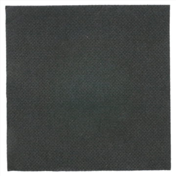 100 Serviettes double point 20 x 20 cm Noir
