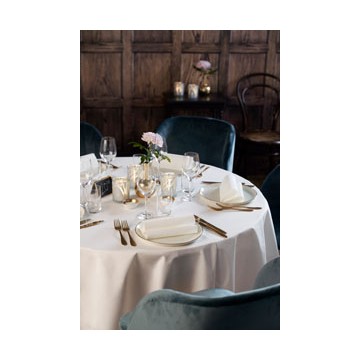 10 Nappes Evolin Ø 240 cm Blanc