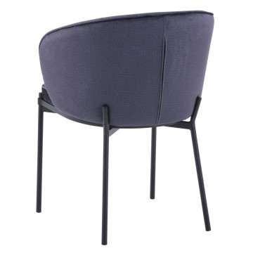 Chaise ROSALIE, gris, monobloc