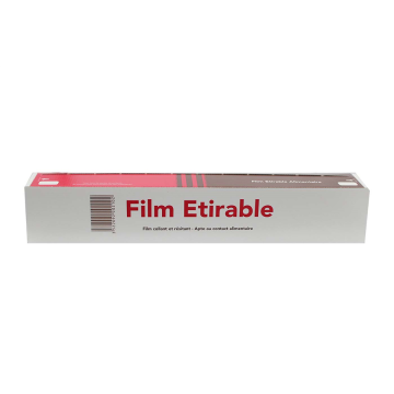 Boite distributrice Film Alimentaire étirable 45 cm x 300 ml avec zip
