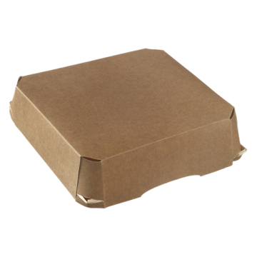 100 Couvercles carton pour assiette Quartz 130x130 mm