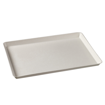 25 Plateaux Kanopée Atlas 1/2 base pulpe de canne 275 x 190 x 20