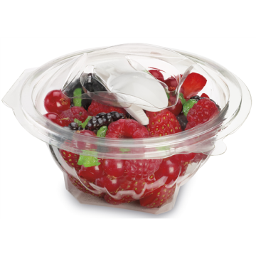 60 Bols salade Christal 250 ml couvercle déchirable