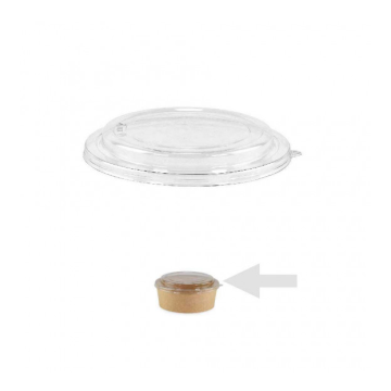 300 couvercles RPET pour Bols à salade Puro 130 cl Ø 19 cm Ht 2.5 cm