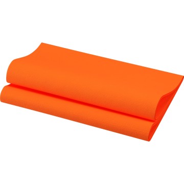 60 Serviettes Bio DUNISOFT Sun Orange 40 x 40 cm