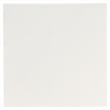 100 Serviettes double point 20 x 20 cm Blanc