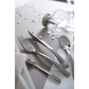 Tête à tête non tissé Titane 0.40 x 24 mts pré-découpé tous les 30 cm