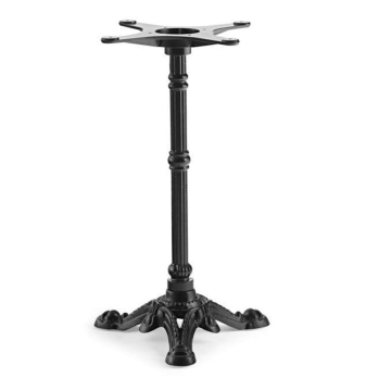 Piètement RETRO 3 branches  Ht 72 cm piètement central, fonte noir