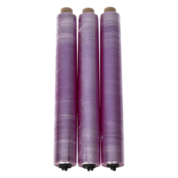 Lot de 3 Films étirables 45 cm x 300 mts pour wrapmaster 4500 Épaisseur : 6,5 µ