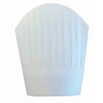 10 Toques continental Chef's Round Top 26 cm Airlaid Blanc