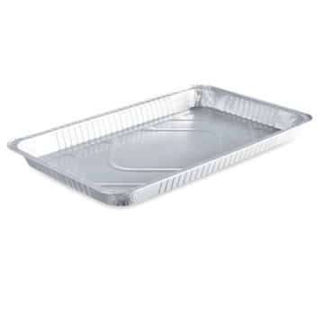 50 Plats Aluminium Gastro 1/1  52.5 x 32.5 cm x Ht 3.6 cm - 5000 ml
